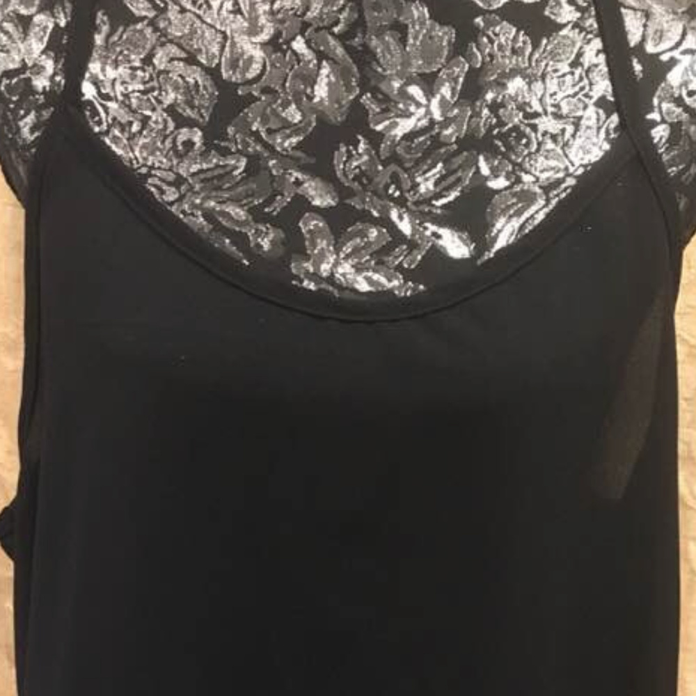 NWT TOTO Black Spaghetti-strap Pullover, 3XL
